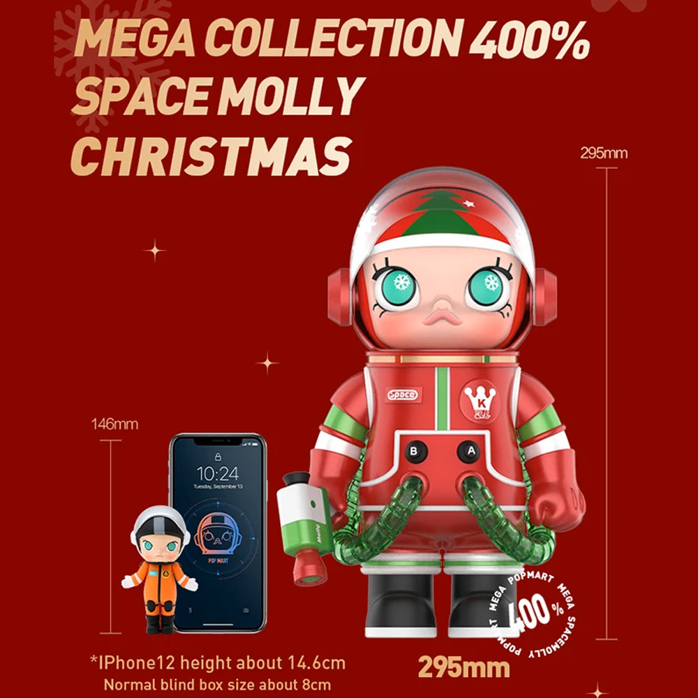 MEGA SPACE MOLLY 400% Christmas Edition Art Toy