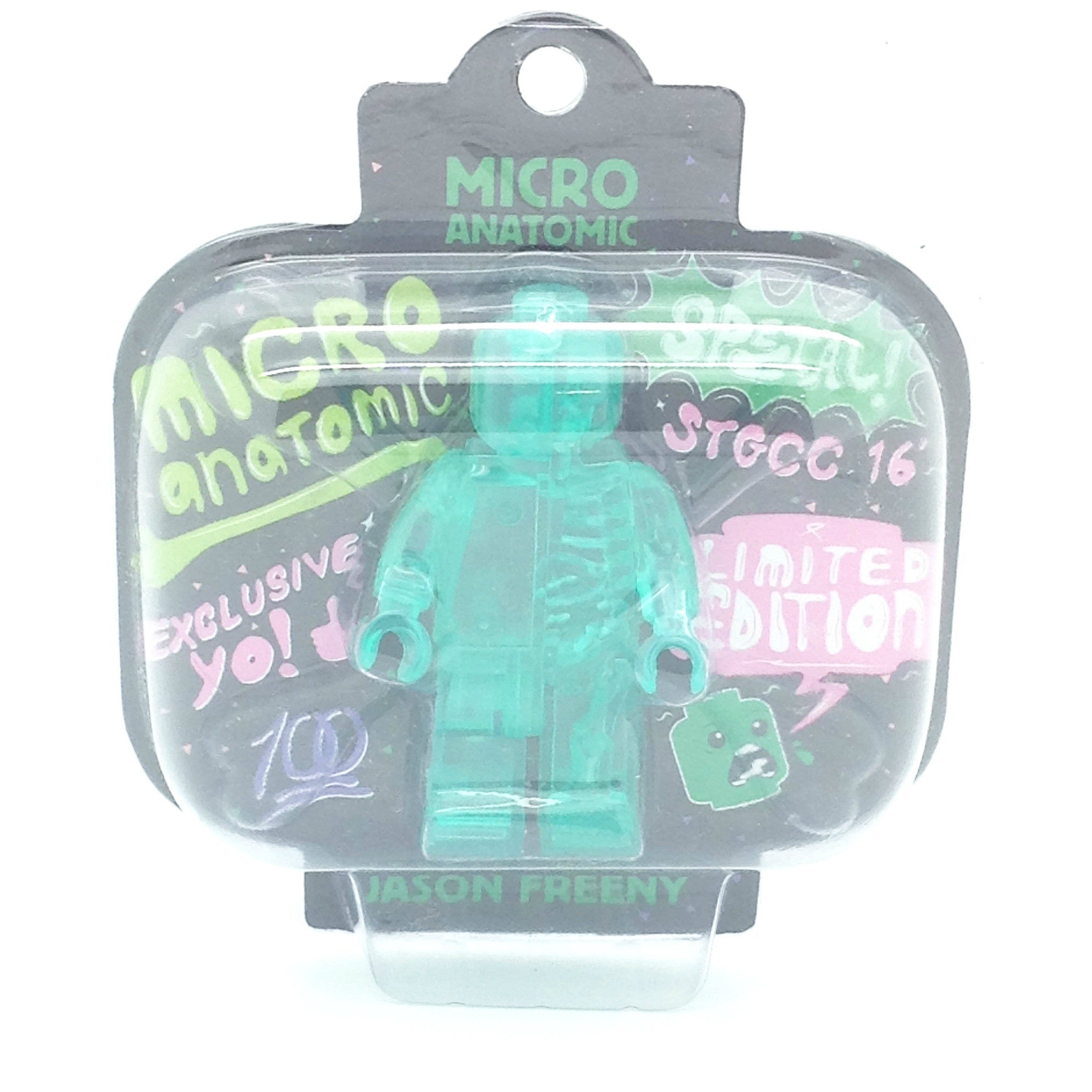 Micro Anatomic Green Figure by Jason Freeny STGCC 2106 Edition