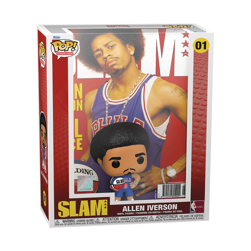 NBA Cover Slam Allen Iverson POP! Vinyl Figure by Funko