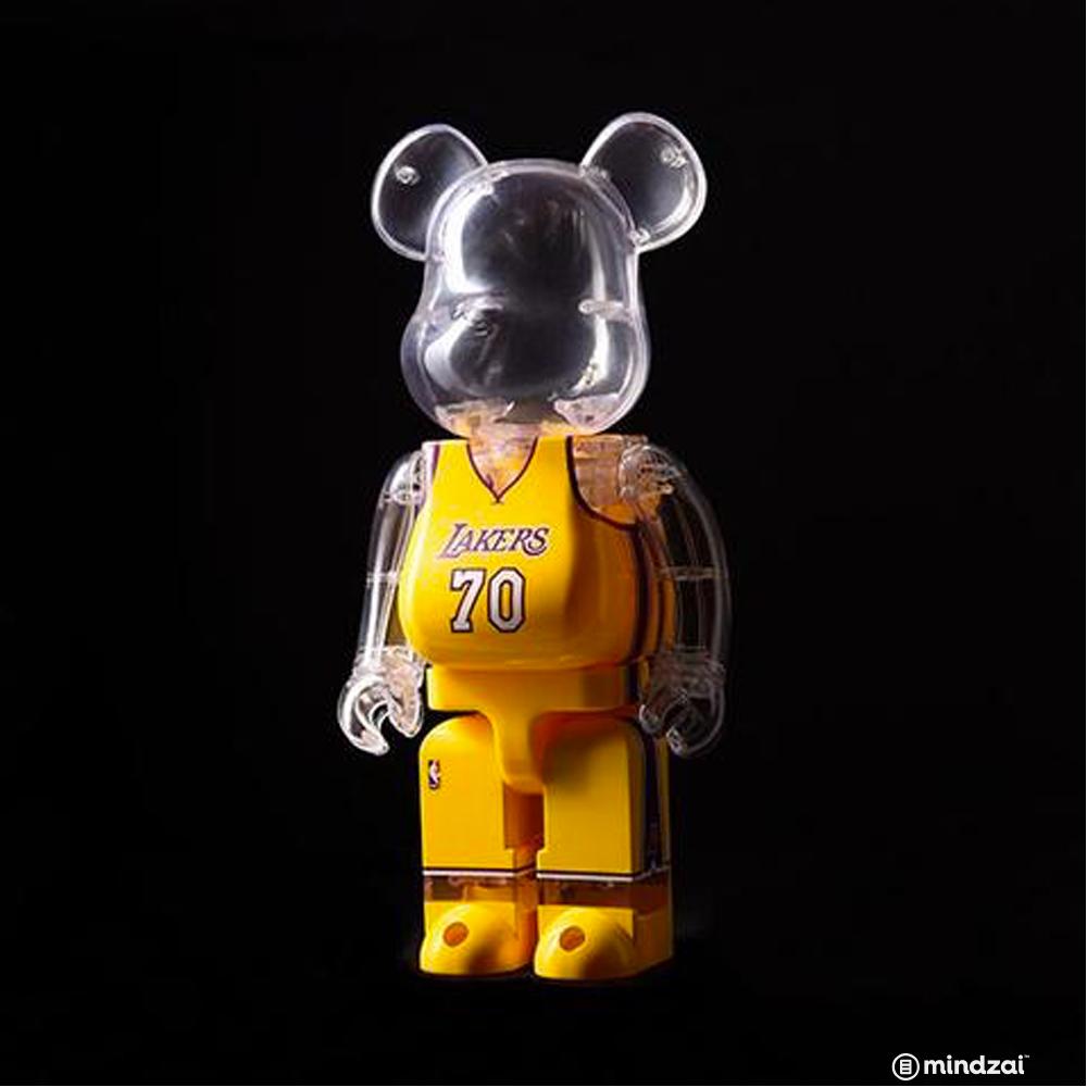 Los Angeles Lakers 400% Bearbrick by NBA x Medicom Toy