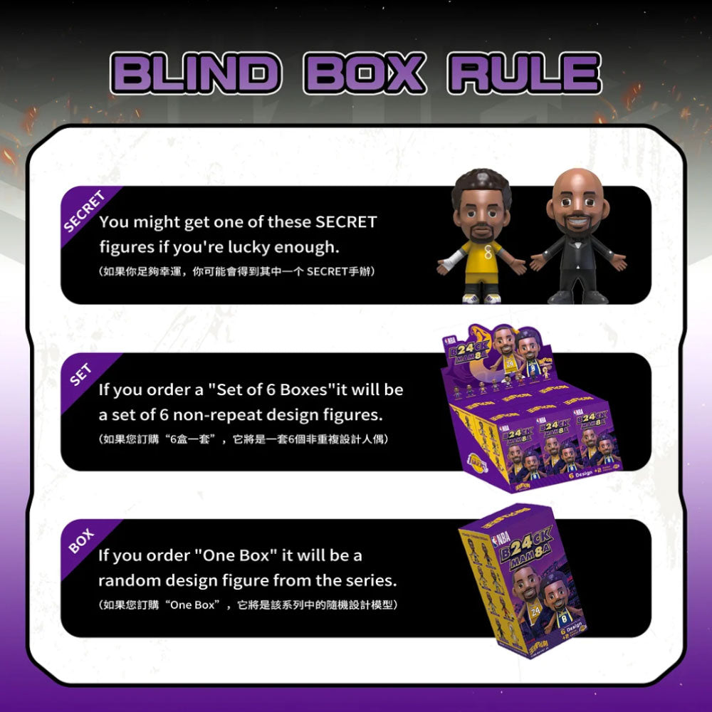 NBA The Black Mamba Kobe Blind Box Series by AcePlayer