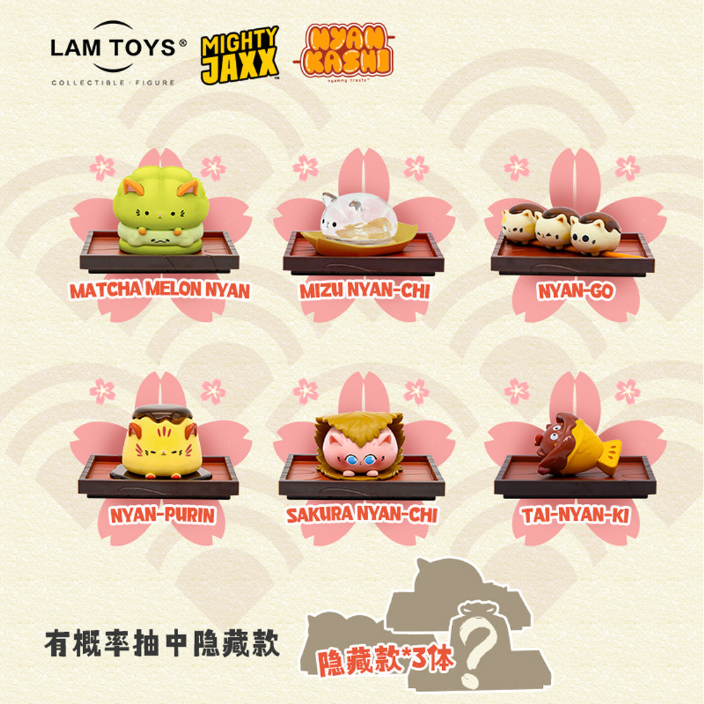 Nyammy Treats: Nyan Kashi Blind Box Series by Lam Toys x Mighty Jaxx