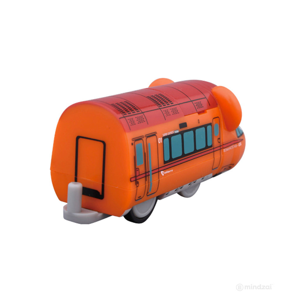 Odakyu 70000 Series GSE Bearbrick Train by Medicom Toy