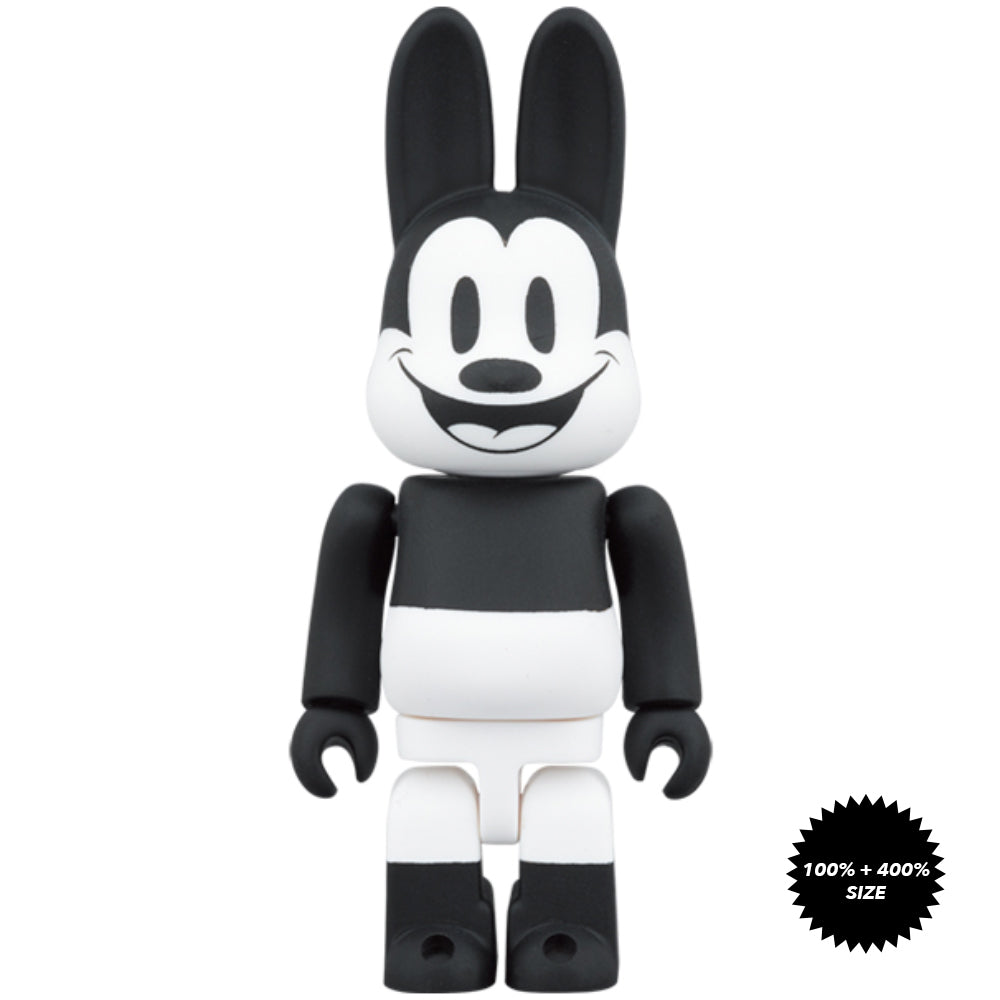 Oswald the Lucky Rabbit 100% + 400% Rabbrick Set by Medicom Toy