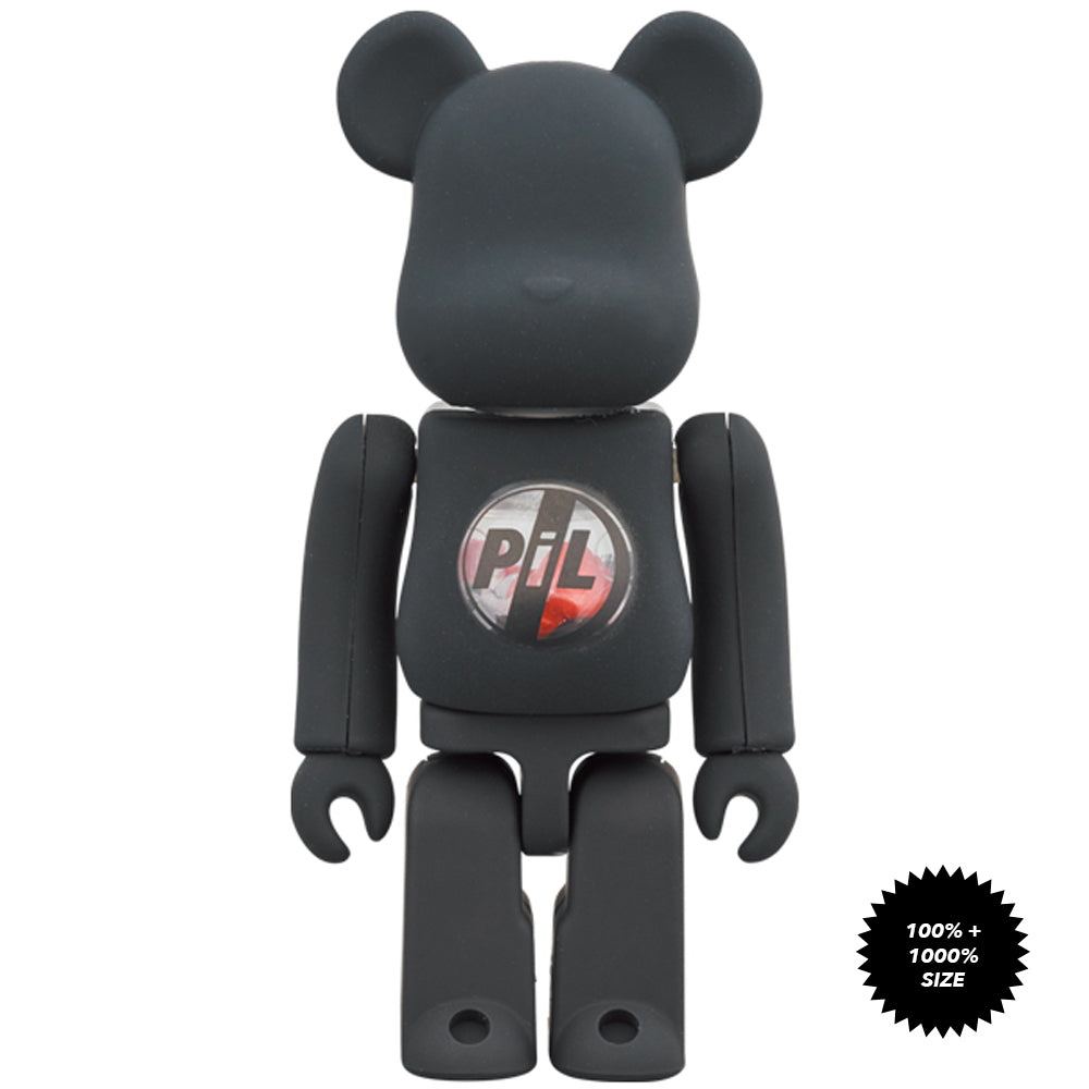 PiL 100% + 1000% Bearbrick Set by Public Image Ltd x Medicom Toy