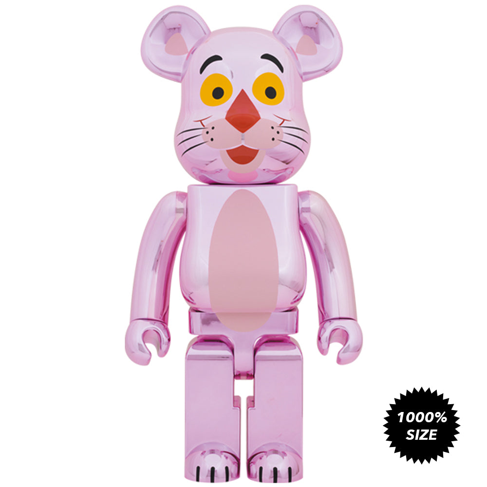 Pink Panther Chrome Ver. 1000% Bearbrick  by Medicom Toy