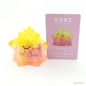Yuki Sofubi Kaiju Transparent Series #1 Blind Box by Lang x POP MART - Pink Star