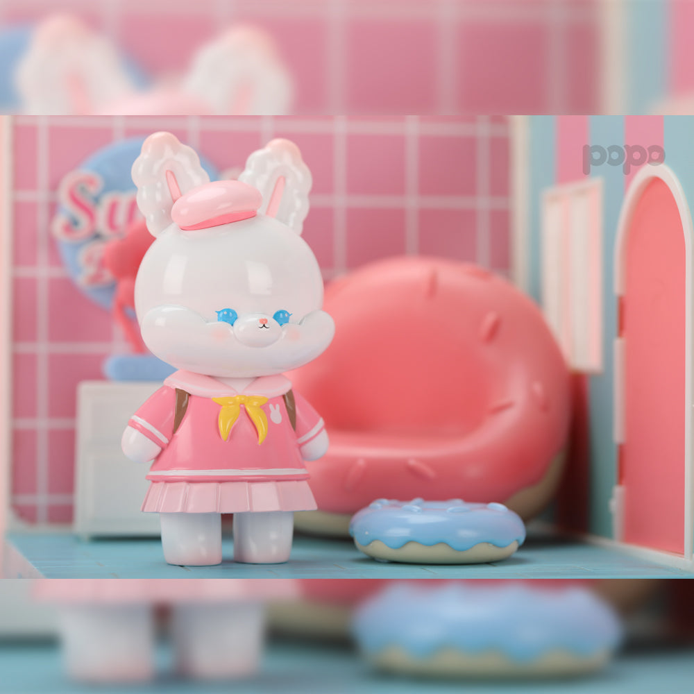 Pink JK Popo Rabbit by SeaStar Studios