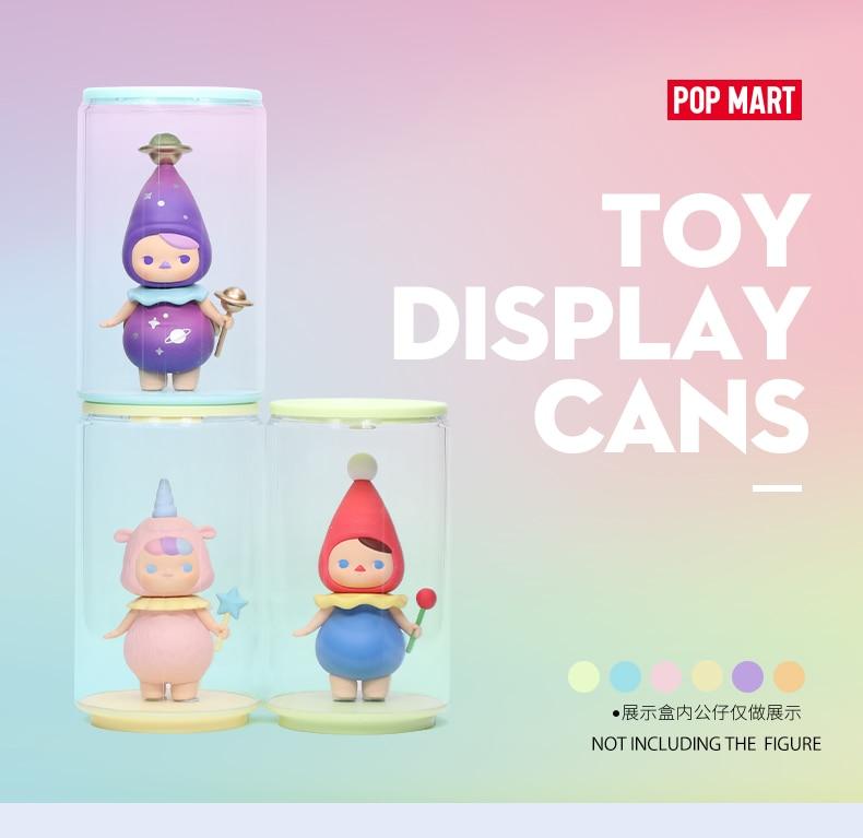 Toy Display Cans Six Pack (Rainbow Version) by POP MART