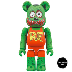 Rat Fink 100% + 400% Bearbrick Set by Medicom Toy