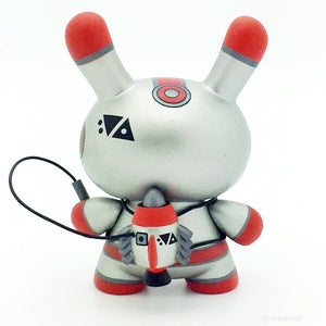 Dunny Evolved Series - Robot with Jetpack by Frank Kozik