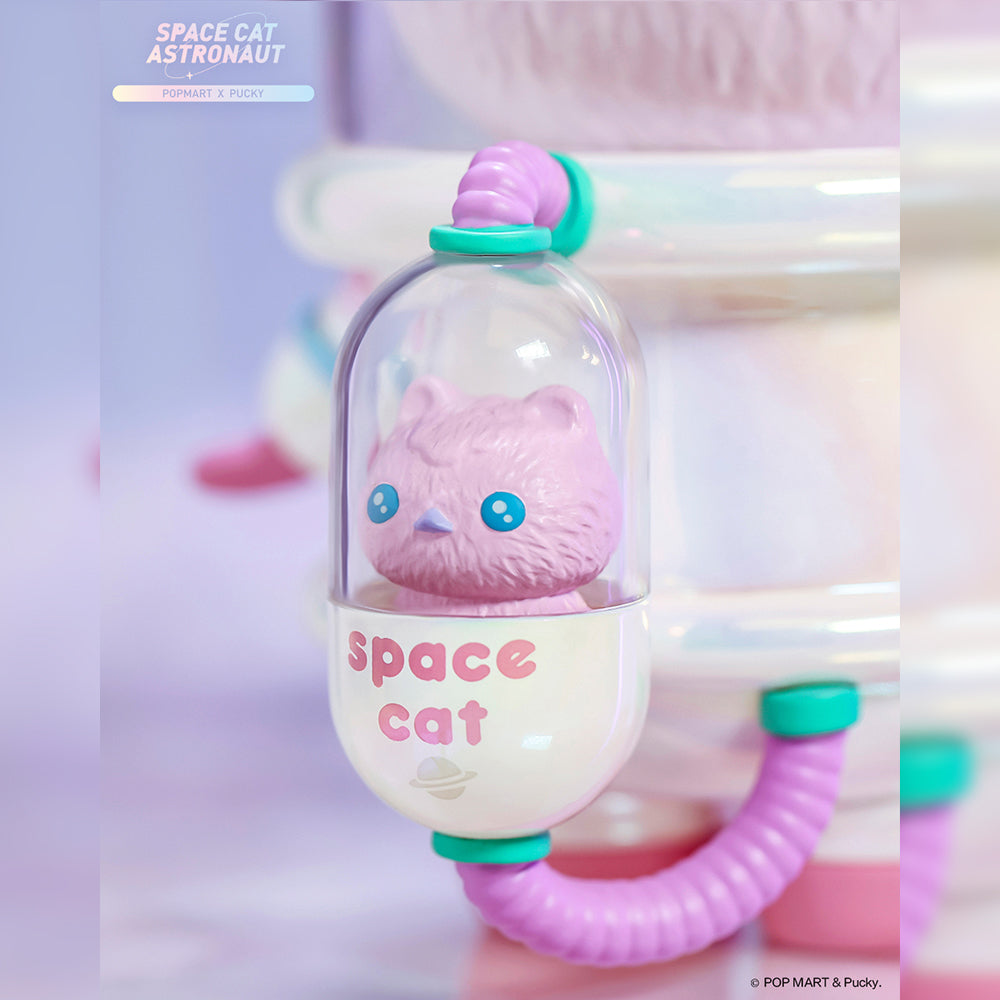 Pucky Space Cat Astronaut Art Toy Figure by Pucky x POP MART