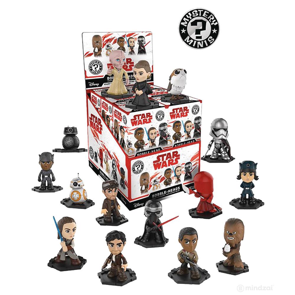 Star Wars Episode 8 Mystery Minis Bobble-Head Toy Blind Box by Funko