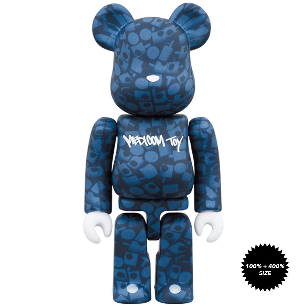 Stash 100% + 400% Bearbrick Set by Medicom Toy
