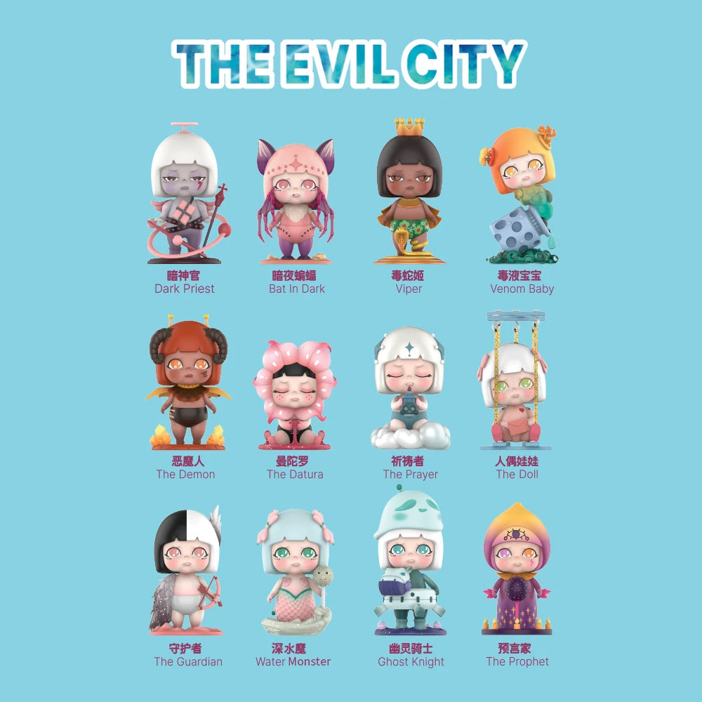 Tiny The Evil City Blind Box by Cici x Moetch Toys