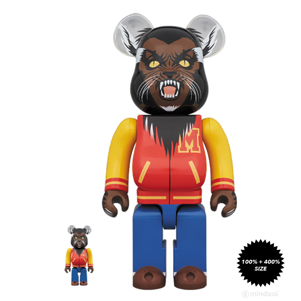 Michael Jackson Werewolf 100% + 400% Bearbrick Set by Medicom Toy