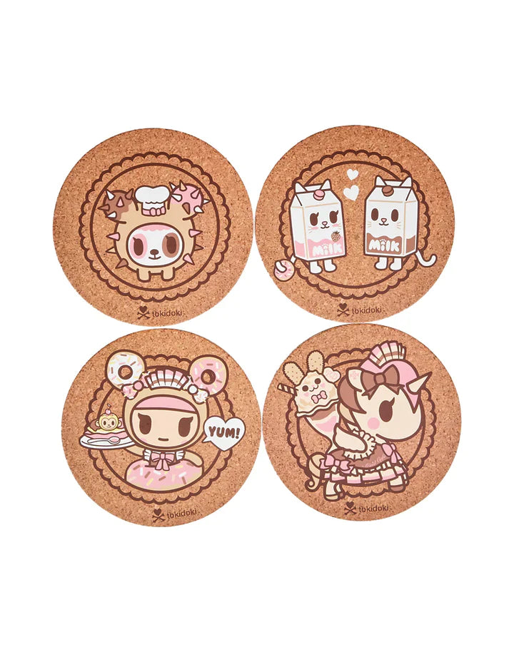 Sweet Café Coaster Set (Set of 4) by Tokidoki