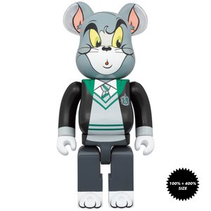 *Pre-order* Tom & Jerry in Hogwarts House Robes 100% + 400% 2-Pcs Bearbrick Set by Medicom Toy