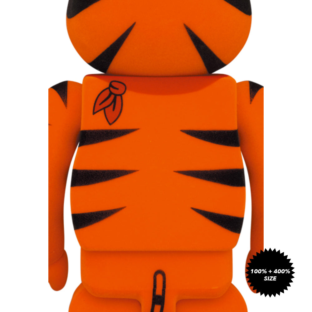 Tony the Tiger (Flocky Ver.) 100% + 400% Bearbrick  by Medicom Toy