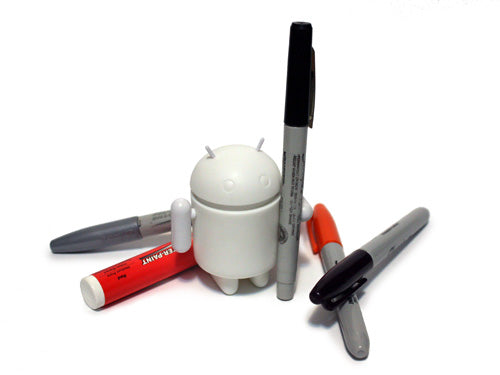 DIY Android 3" Minifigure - White Edition - Mindzai  - 1