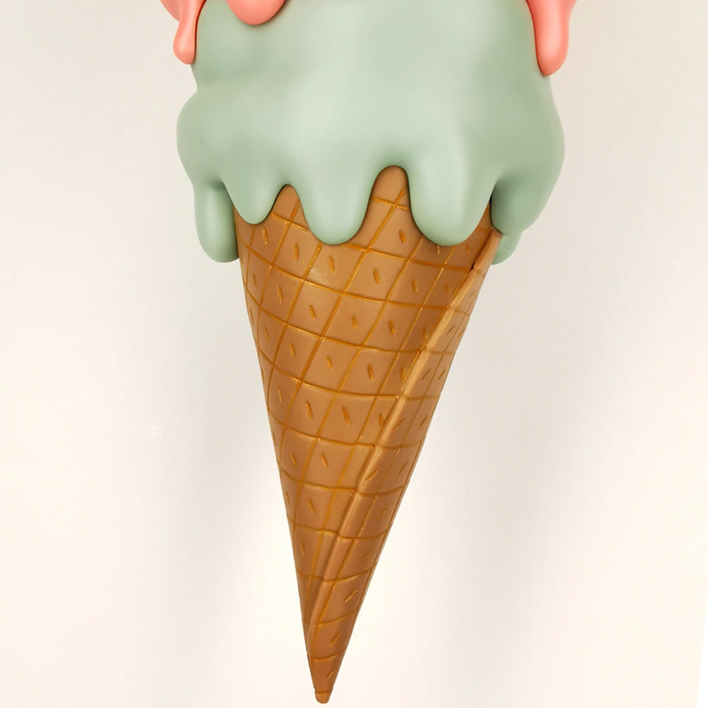 SpongeBob SquarePants Triple Scoop Ice Cream Cone Art Toy Figure by Toyqube