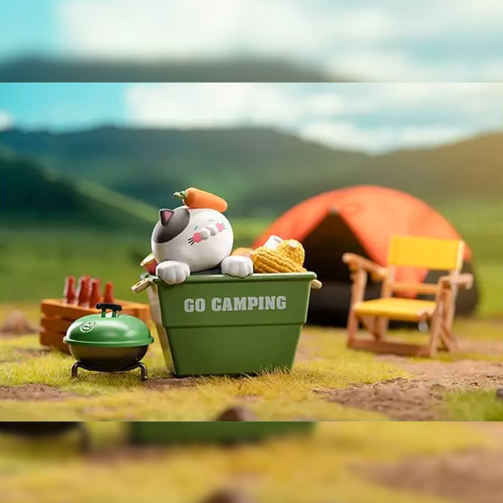 Get More Money Uncle Cat Vol. 2 Go Camping Blind Box Series by Lam Toys