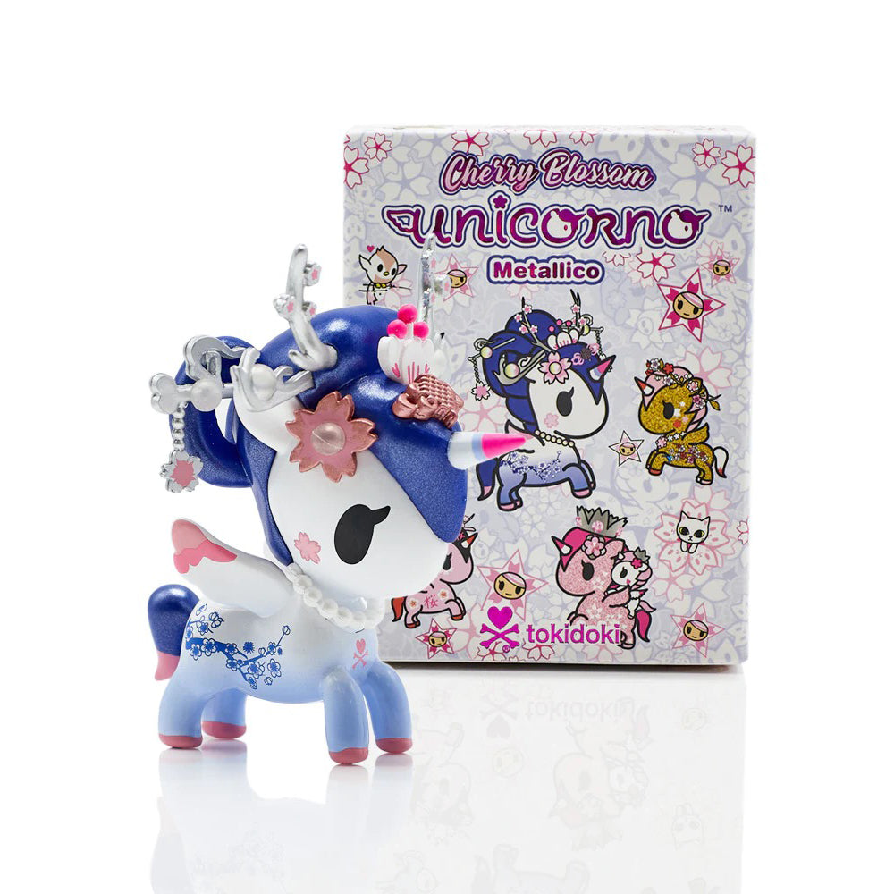 Cherry Blossom Unicorno Metallico Blind Box Series by Tokidoki