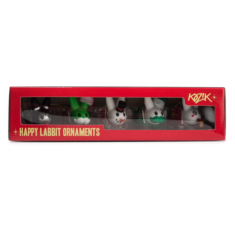 1.5" Christmas Labbit Ornament 5-Pack by Kozik x Kidrobot