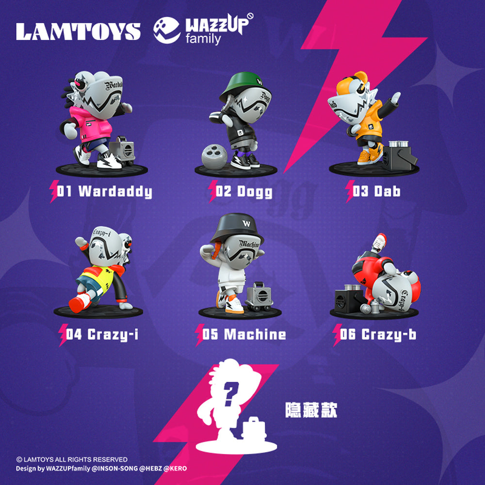 Chameleon WAZZUPbaby FURIES Blind Box Series by Lam Toys