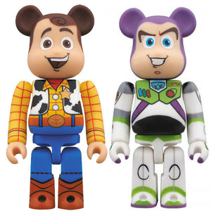 Woody and Buzz Lightyear Toy Story Disney Pixar 400% Bearbrick Bundle - Mindzai
 - 1